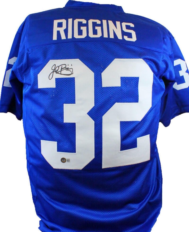 John Riggins Autographed Kansas Football Jersey Beckett Hologram (1 of 3)