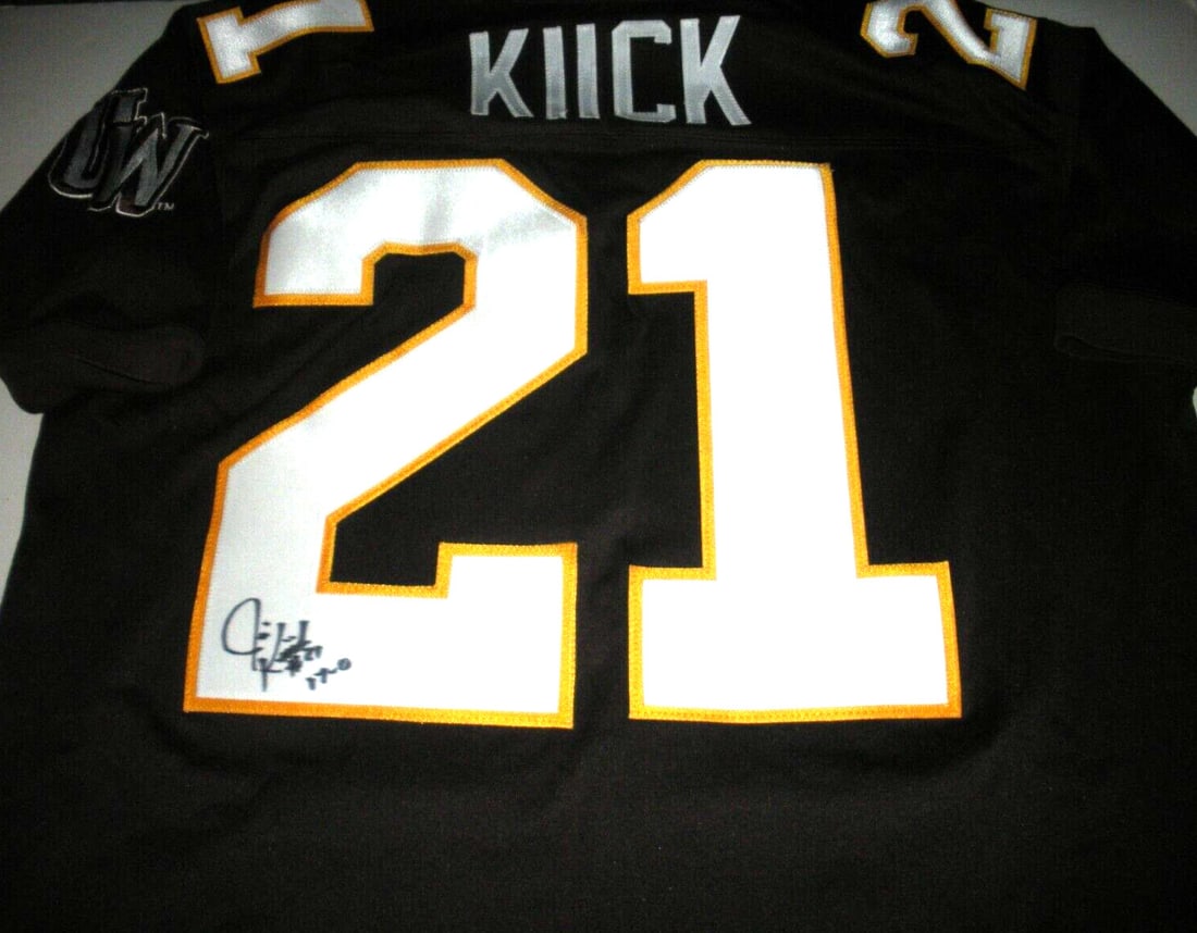 Jim Kiick Signed Miami Dolphins Colosseum Jersey with COA (1 of 2)