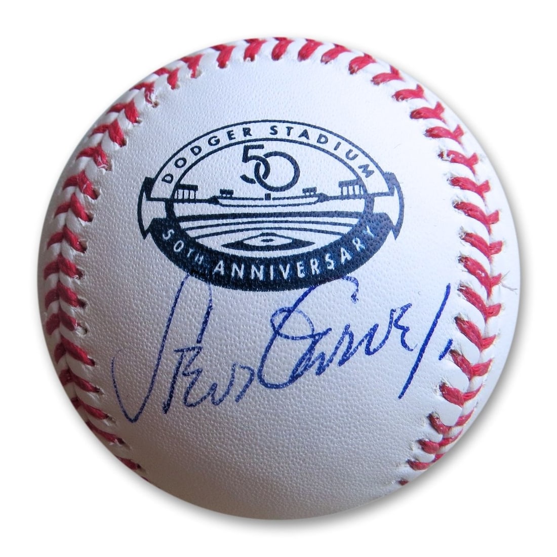 Steve Garvey Autographed MLB Baseball Dodgers 50th Anniversary GAI Certified (1 of 3)