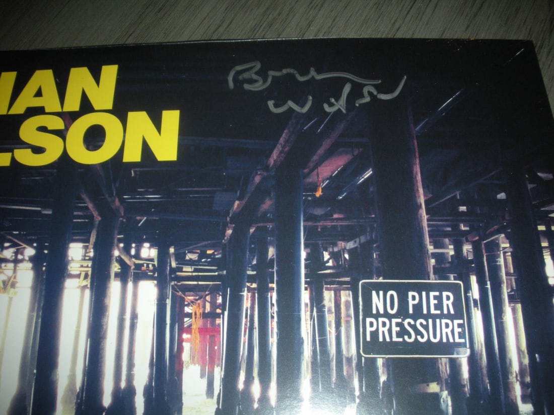 Brian Wilson Beach Boys No Pier Pressure Signed Album with JSA COA (1 of 2)