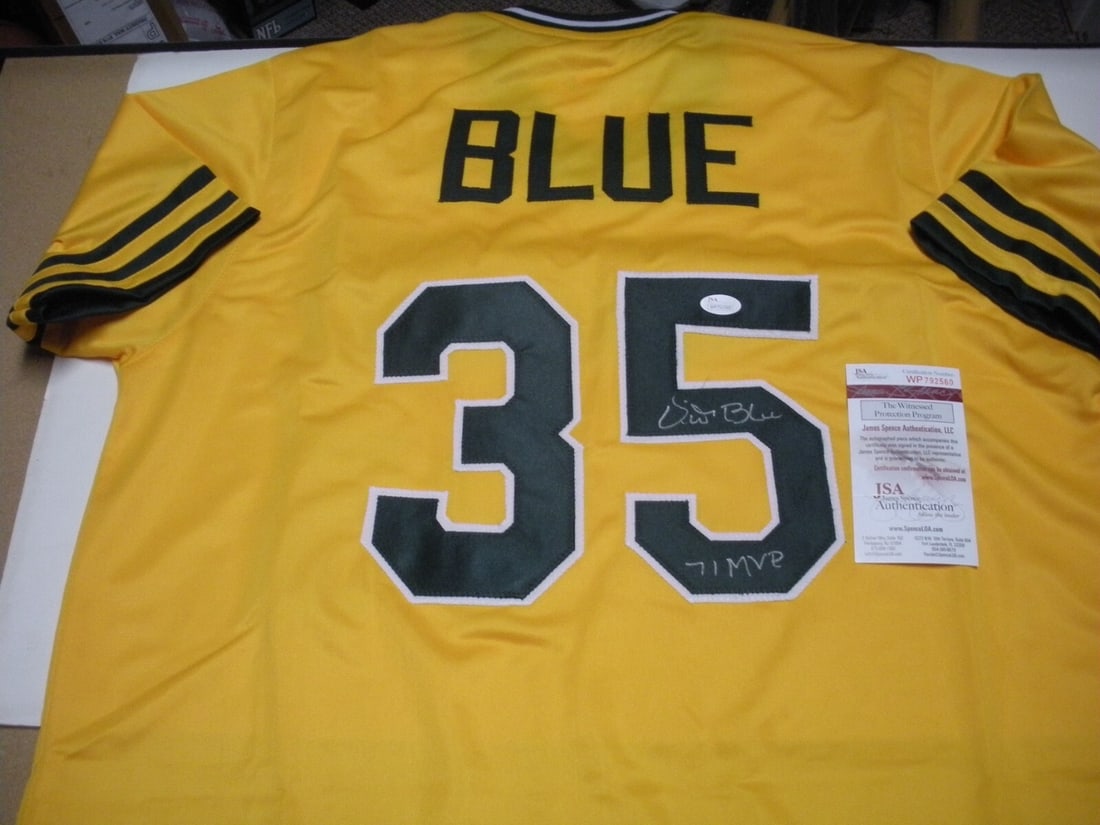 Sal Bando Oakland Athletics Signed Jersey 1971 AL MVP JSA COA (1 of 2)