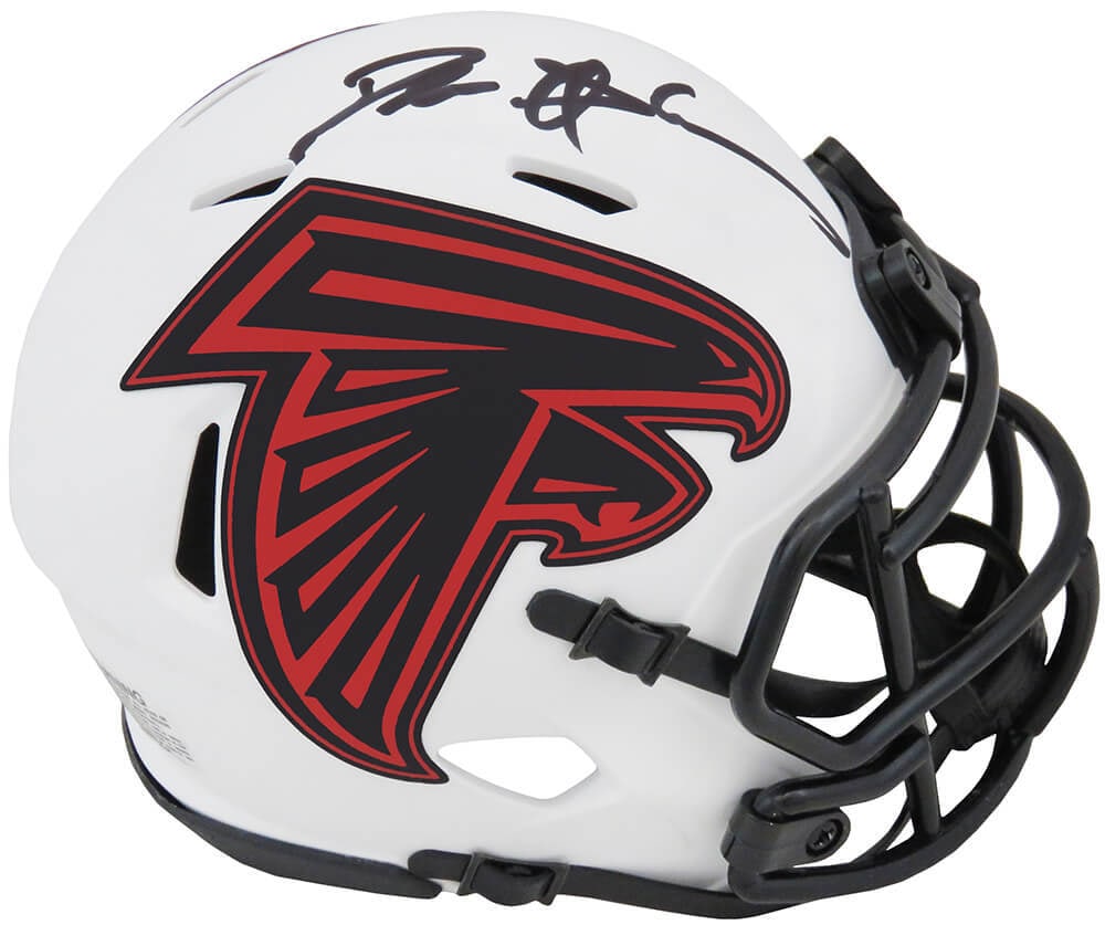 Deion Sanders Signed Atlanta Falcons Lunar Eclipse Mini Helmet with COA (1 of 1)