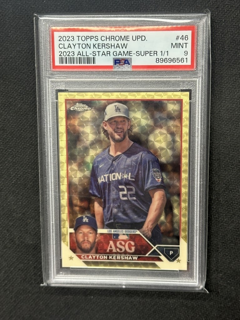 Clayton Kershaw 2023 Topps Chrome Update All Star Superfractor PSA 9 #46 (1 of 2)