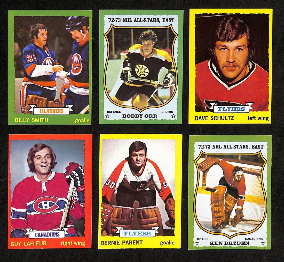 Complete 1973-74 Hockey Card Set Topps 1-198 With Smith Rookie Orr Dryden (1 of 12)