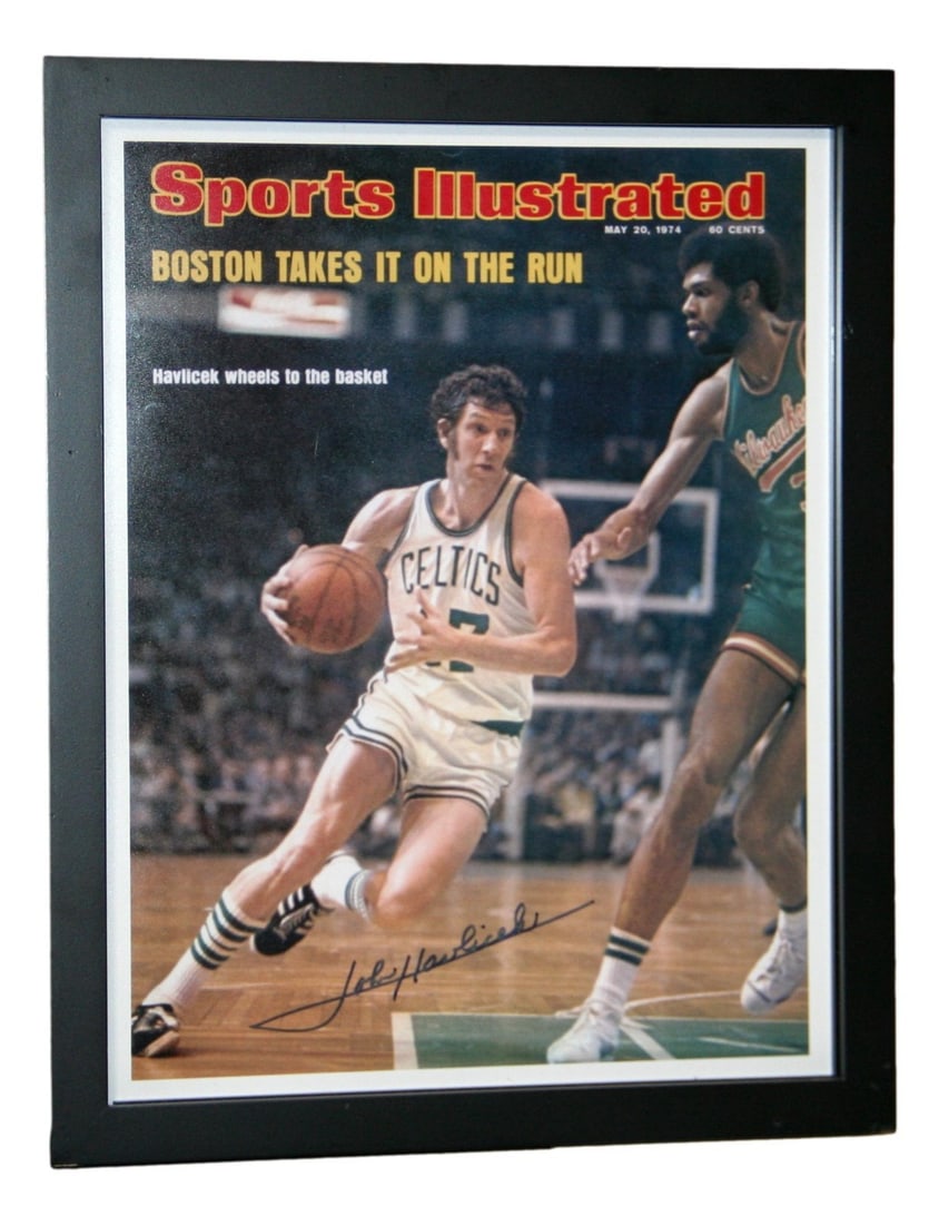 John Havlicek Autographed Framed 11x14 Photo Celtics JSA Certified (1 of 4)