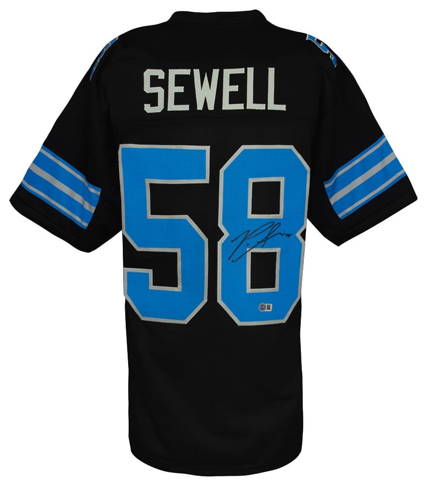 Penei Sewell Signed Black Alternate Football Jersey with Beckett COA (1 of 3)
