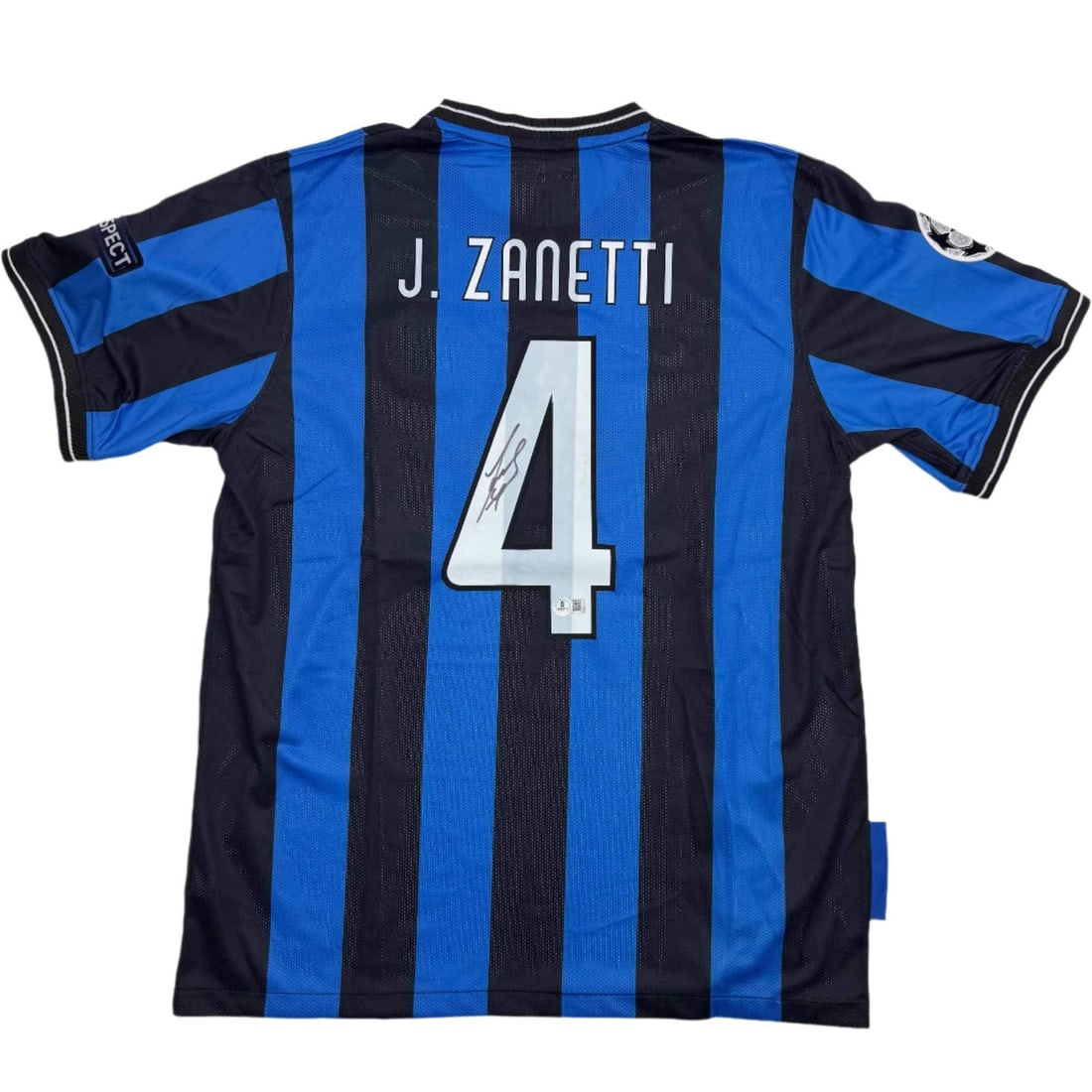 Javier Zanetti Inter Milan Signed Jersey Beckett Certified (1 of 4)