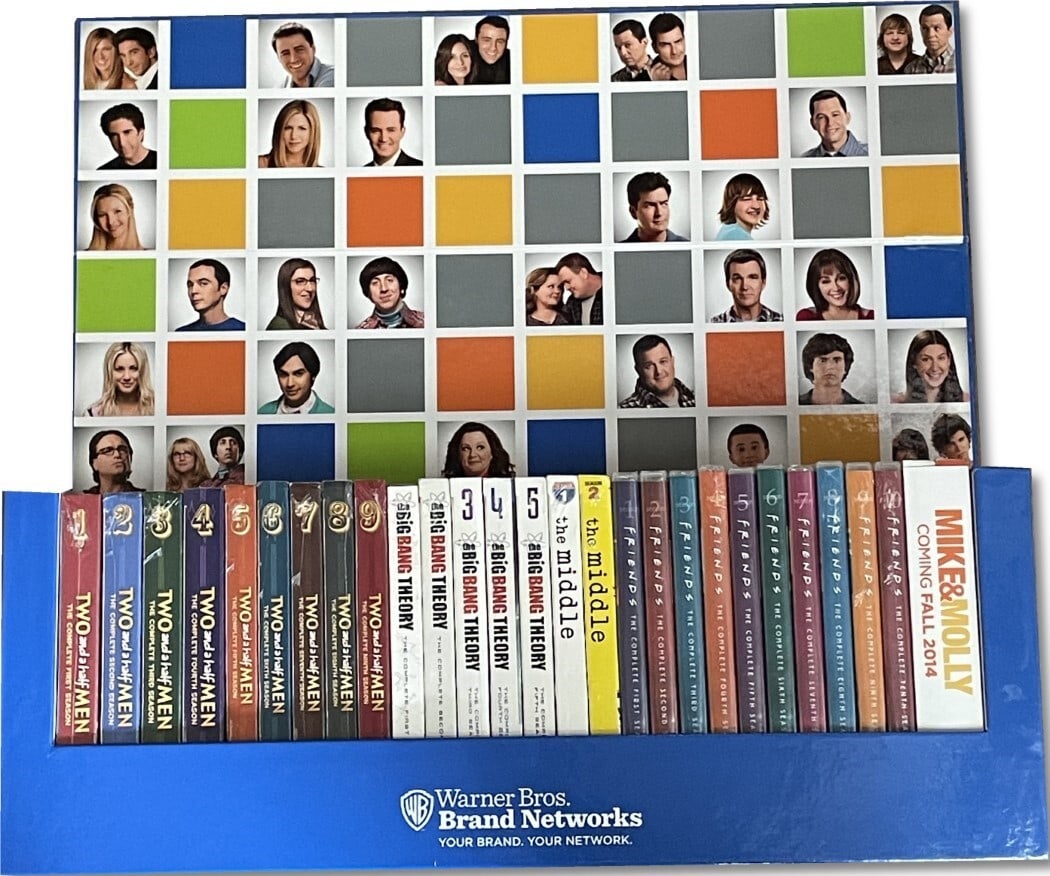 Warner Bros DVD Collection featuring Big Bang Theory Friends Mike & Molly (1 of 6)