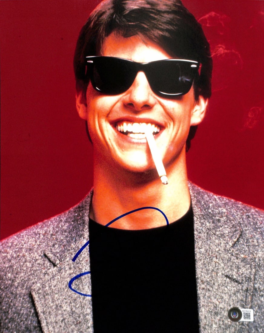 Tom Cruise Signed Risky Business 11x14 Photo Auto Grade 10 Beckett LOA (1 of 1)