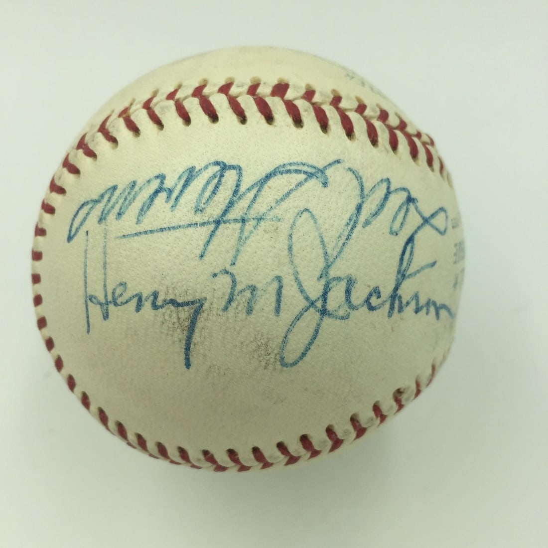 1960s Signed Baseball Henry Scoop Jackson Ted Stevens Mike Gravel JSA COA (1 of 7)