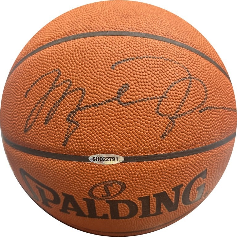 Michael Jordan Signed Official NBA Spalding Basketball with JSA Authentication (1 of 5)