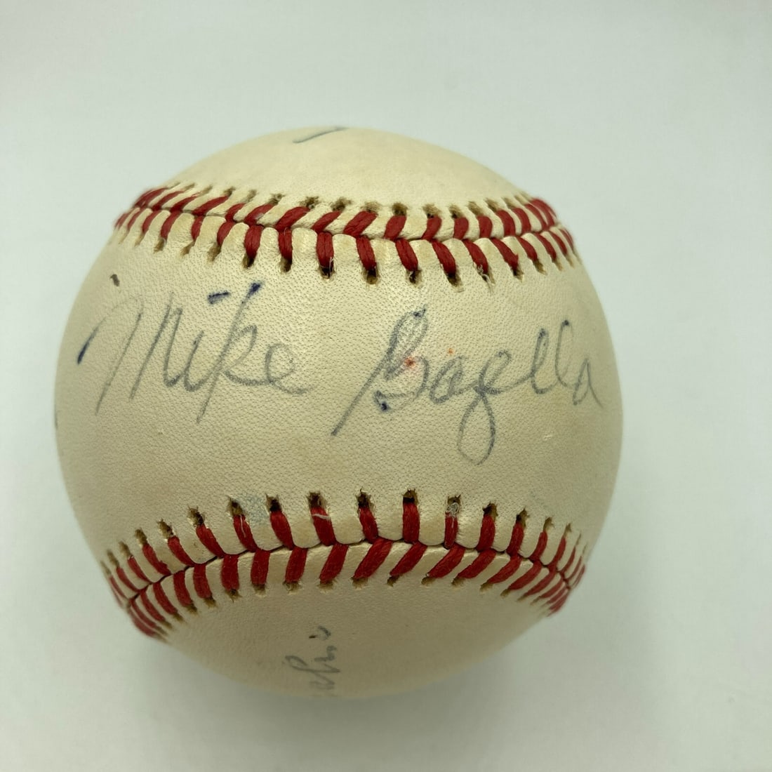 Mike Gazella Signed 1927 Yankees Baseball with Beckett COA (1 of 9)