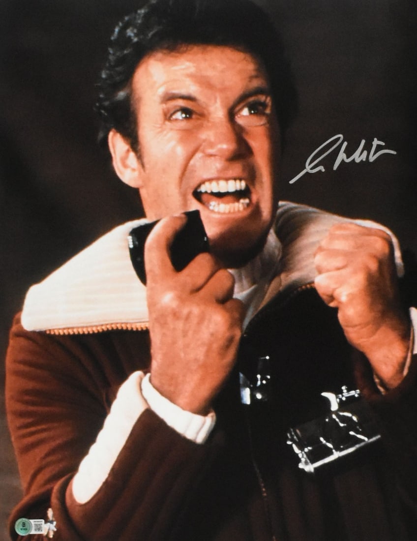 William Shatner Signed Star Trek 16x20 Photo Beckett Hologram (1 of 2)