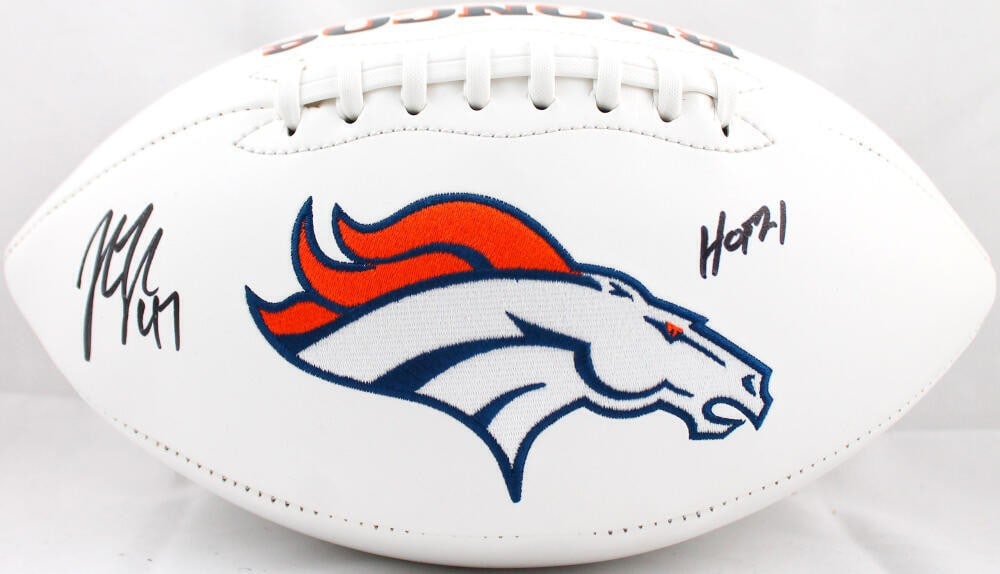 John Lynch Signed Denver Broncos Football with Beckett Authenticity (1 of 4)