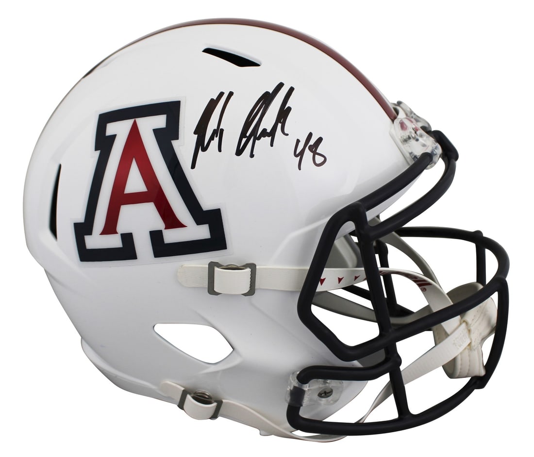 Arizona Wildcats Rob Gronkowski Signed Full Size Helmet BAS Authenticated (1 of 3)