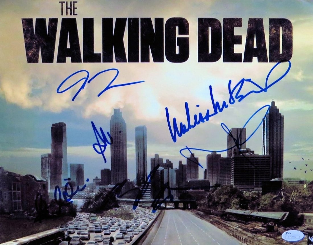 Walking Dead Cast Signed 11x14 Photo with JSA Authentication (1 of 2)
