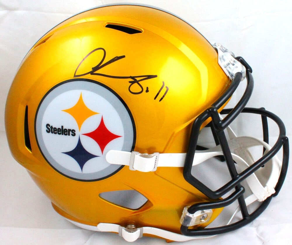 Chase Claypool Signed Pittsburgh Steelers Flash Speed Helmet Beckett Authenticated (1 of 8)