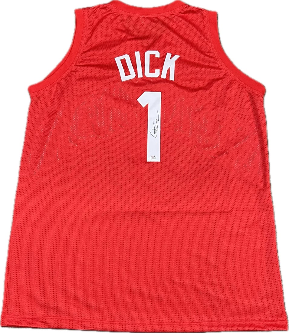 Grady Dick Toronto Raptors Autographed Jersey PSA/DNA Certified (1 of 2)