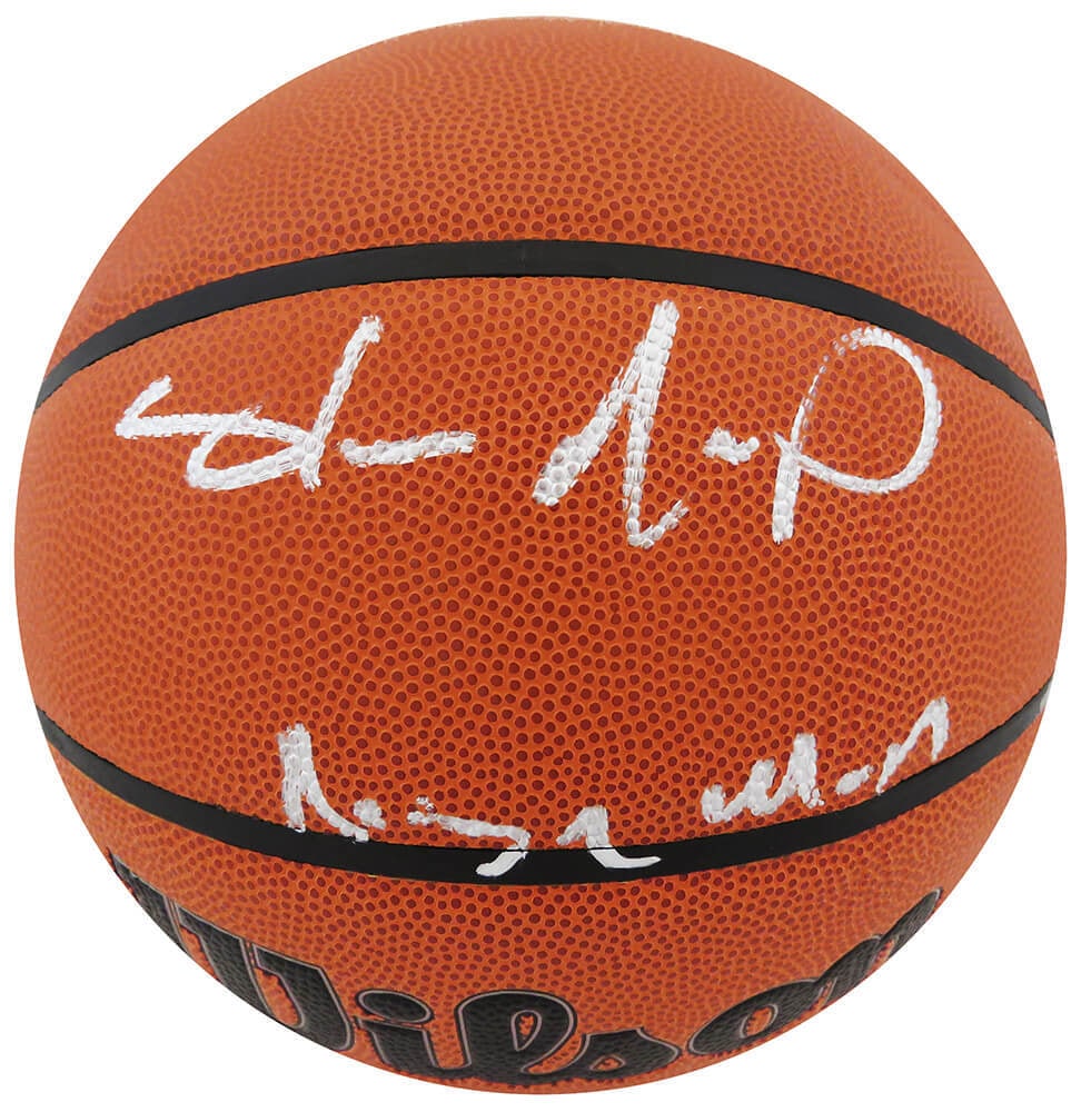 Shawn Kemp Signed Wilson Basketball with Reign Man Inscription COA (1 of 1)