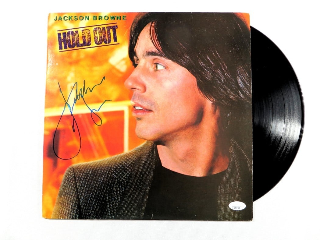 Jackson Browne Hold Out Signed Album Cover JSA Authenticated (1 of 4)