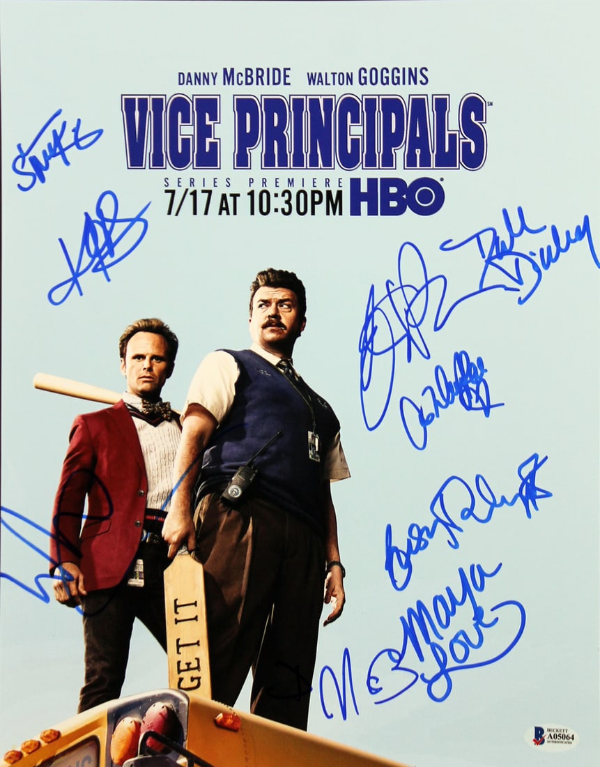 Vice Principals Cast Signed 11x14 Photo with BAS Authentication (1 of 6)