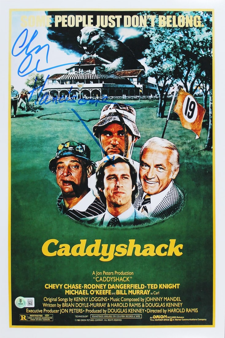Chevy Chase Signed Caddyshack 12x18 Photo with BAS Authentication (1 of 3)
