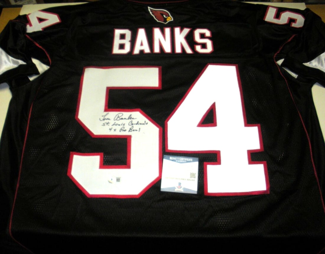 Tom Banks Signed Reebok Jersey St. Louis Cardinals Beckett Authenticated (1 of 2)