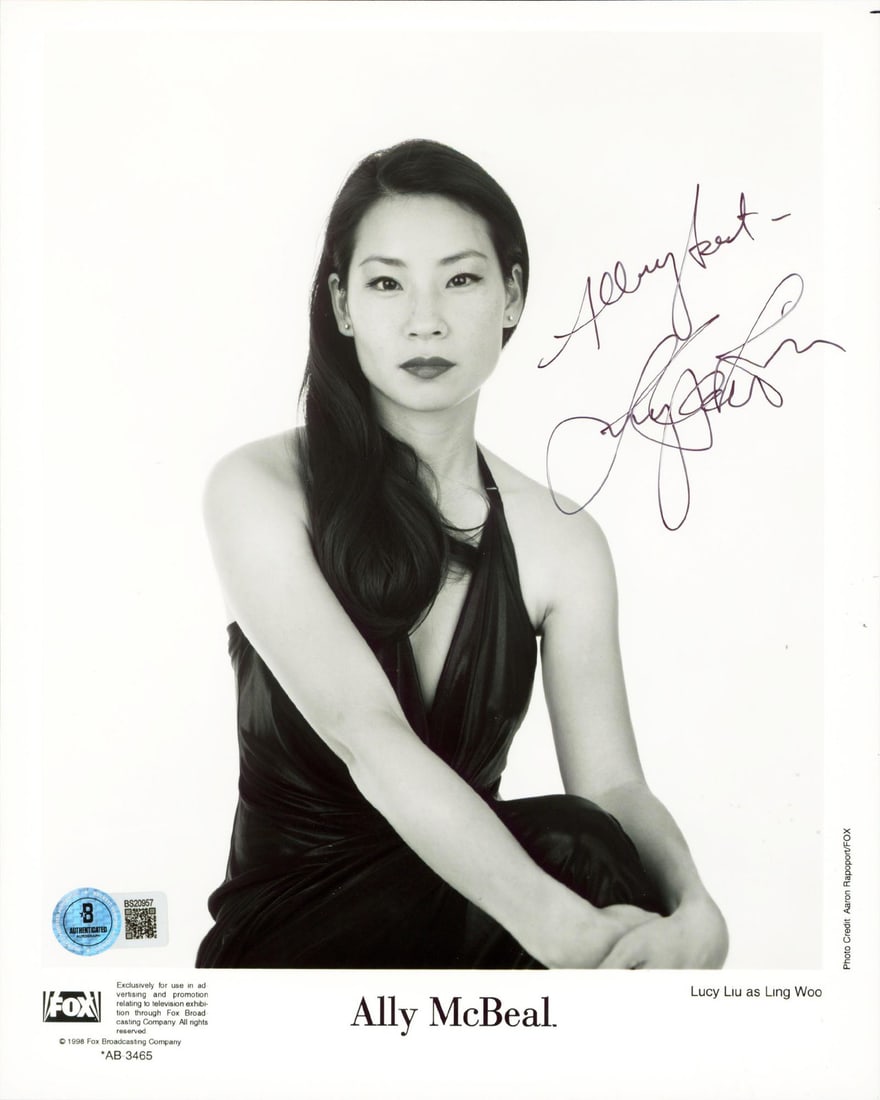 Lucy Liu Signed Charlie's Angels 8x10 Photo All My Best Beckett Authenticated: Lucy Liu Signed Charlie's Angels 8x10 Photo All My Best Beckett Authenticated This stunning vertical 8x10 photograph features a personal inscription of "All My Best" signed by Lucy Liu, renowned for h