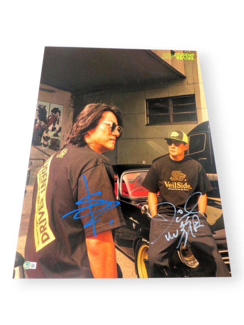 Sung Kang Daniel Wu Autographed 18X24 Poster Beckett Authenticated (1 of 2)