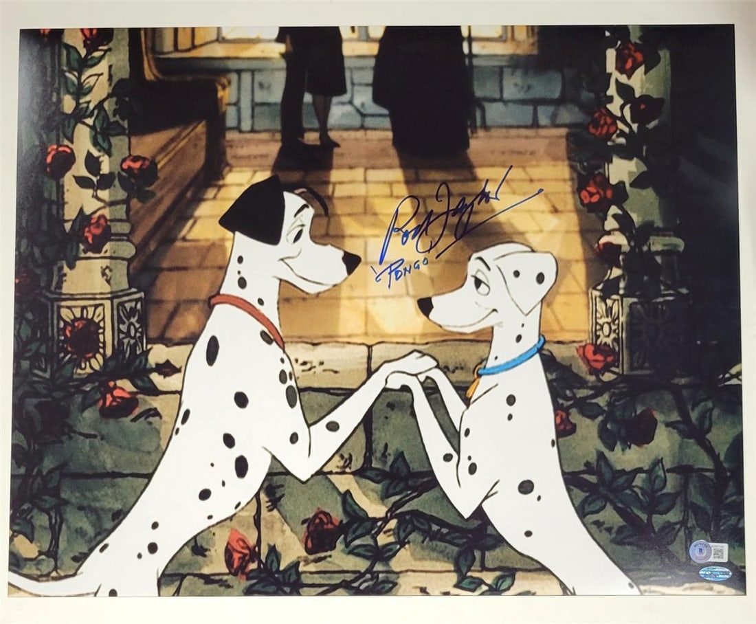 Rod Taylor Autographed 16x20 Photo 101 Dalmatians Beckett Certified: Rod Taylor Autographed 16x20 Photo 101 Dalmatians Beckett Certified This stunning 16x20 photograph features Rod Taylor's autograph, showcasing a beloved moment from Disney's classic movie, 101 Dalmati
