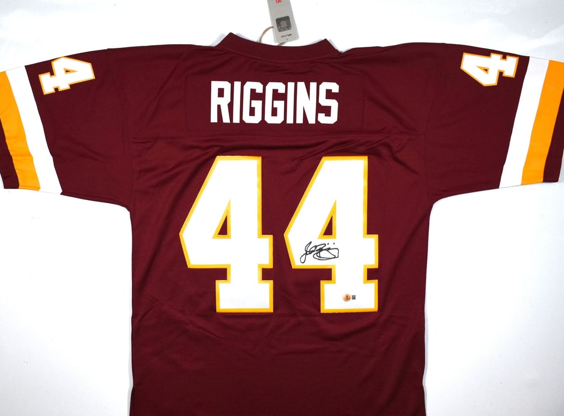 John Riggins Autographed Washington Legacy Jersey Beckett Authenticated (1 of 3)