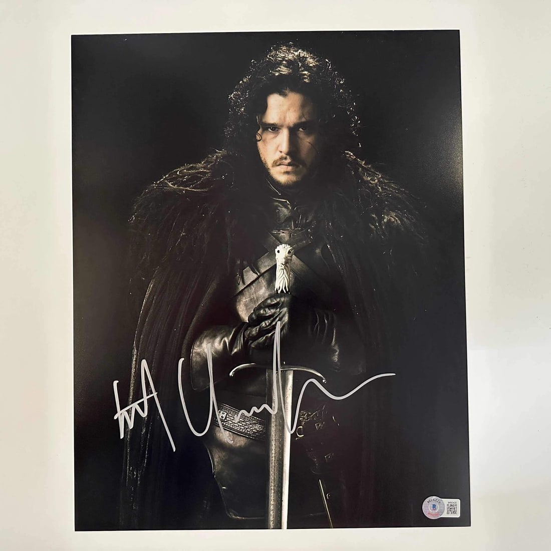 Kit Harington Signed 11x14 Jon Snow Photo Game of Thrones Beckett Authenticated (1 of 1)