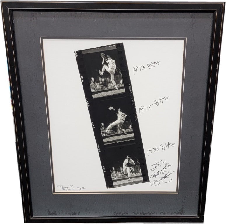 Jim Palmer Autographed 16x20 Photo with Stats Baltimore Orioles (1 of 7)