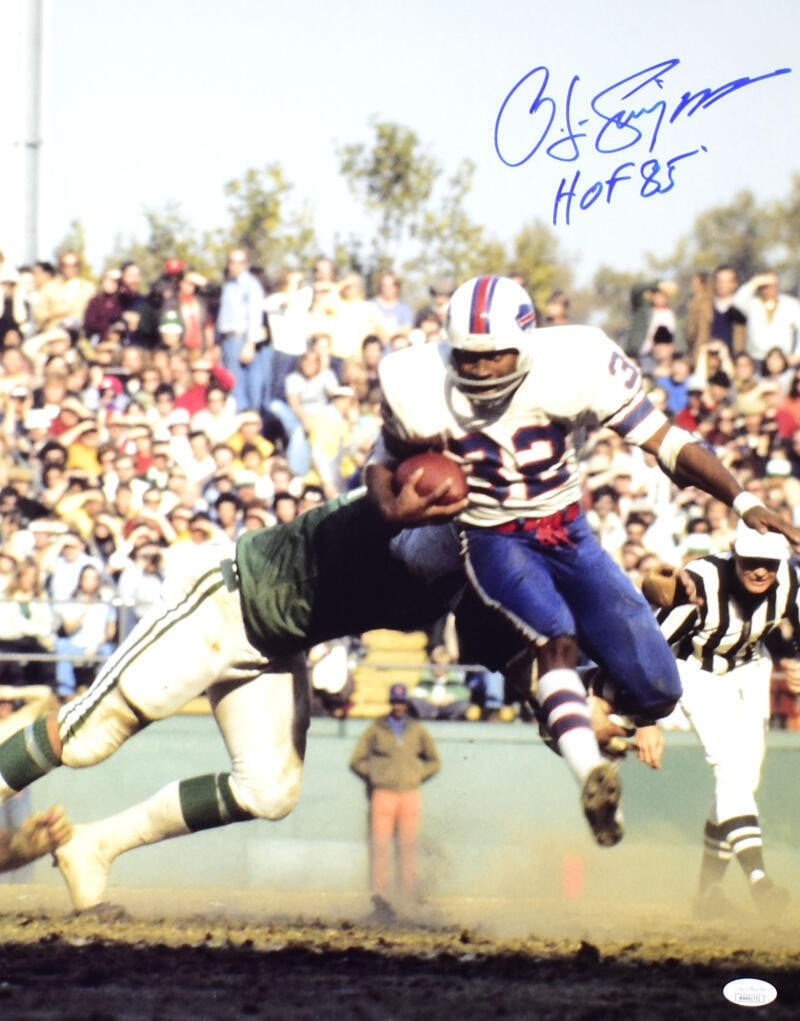 O.J. Simpson Signed Buffalo Bills 16x20 Photo JSA Certified (1 of 6)