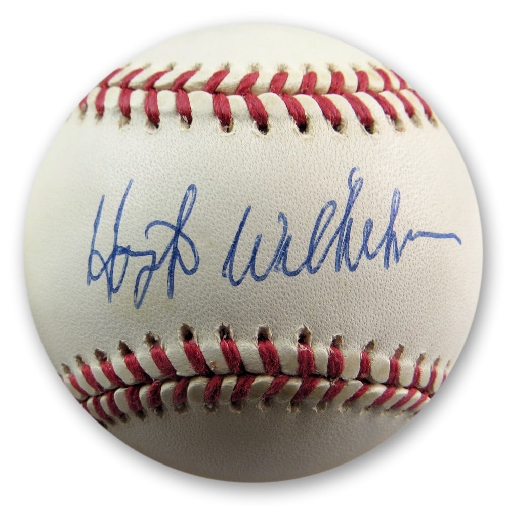 Hoyt Wilhelm Autographed NL Baseball New York Giants JSA Certified (1 of 3)
