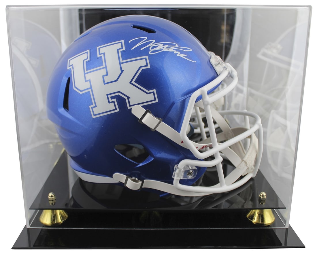Kentucky Wildcats Will Levis Signed Full Size Helmet with Fanatics Authentication: Kentucky Wildcats Will Levis Signed Full Size Helmet with Fanatics Authentication Celebrate your love for Kentucky Wildcats football with this authentic signed full-size Speed replica helmet by Will L
