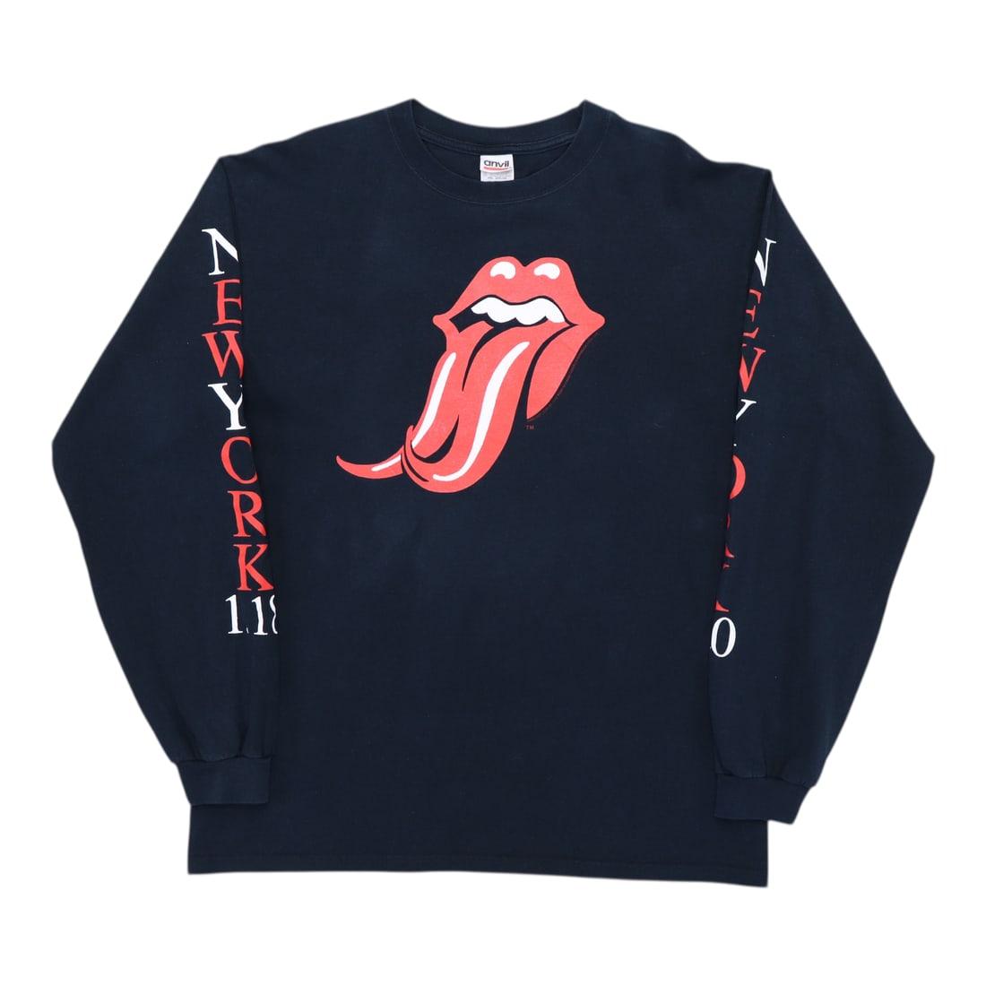 Rolling Stones 2006 Bigger Bang Tour Black Long Sleeve Vintage Shirt XL (1 of 7)