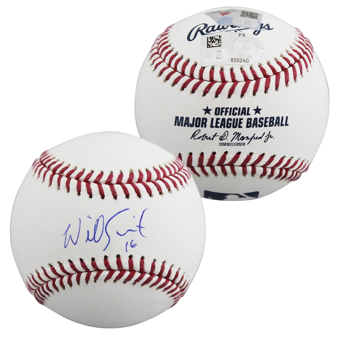 Will Smith Autographed Manfred Baseball with Fanatics Authentication (1 of 3)