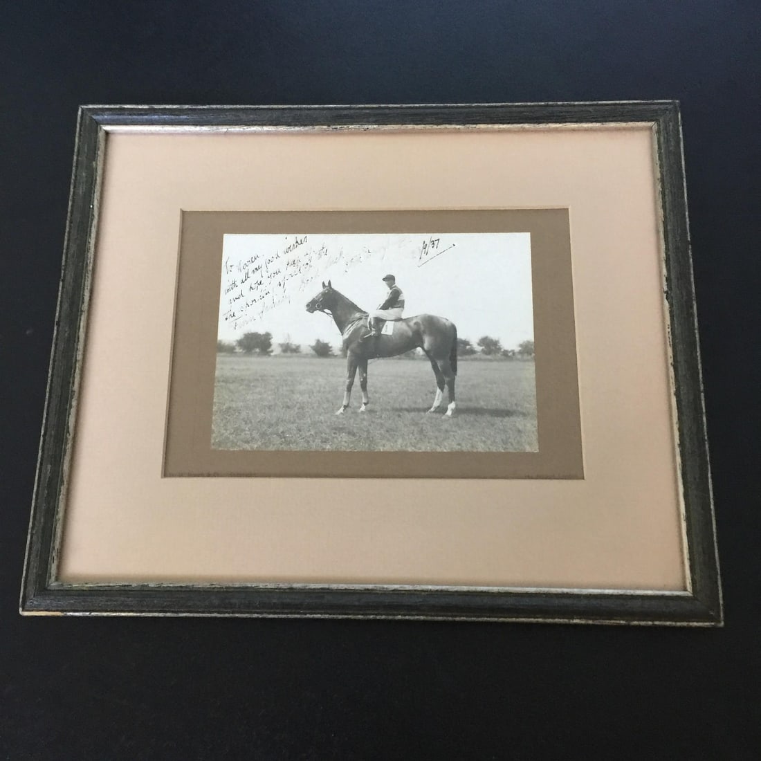 Rare 1937 Steve Donoghue Signed Photo JSA Authenticated British Jockey (1 of 4)
