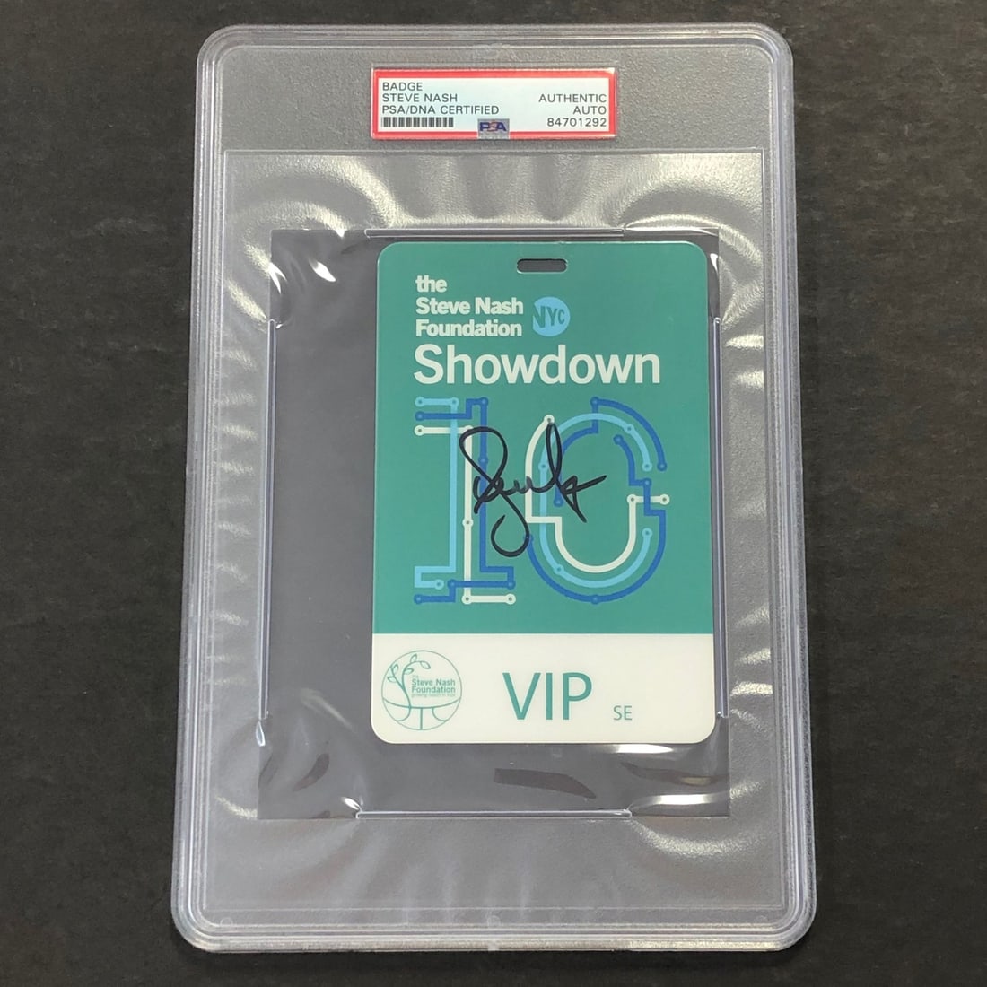 Steve Nash Signed VIP Pass PSA/DNA Authenticated Phoenix Suns (1 of 2)