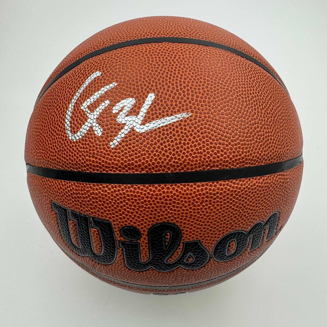 Autographed Cooper Flagg Dallas Mavericks Full Size Wilson Basketball JSA COA (1 of 3)