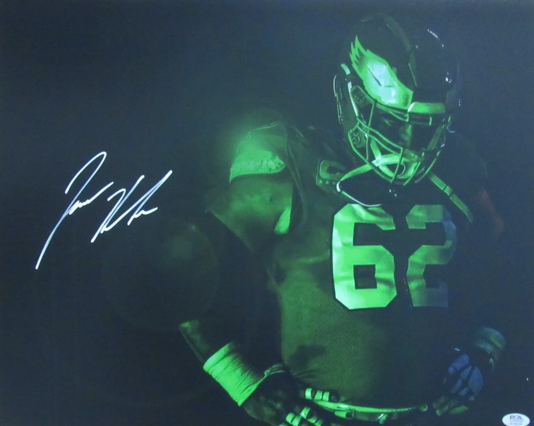 Jason Kelce Eagles Autographed 16x20 Photo PSA/DNA Certified (1 of 3)