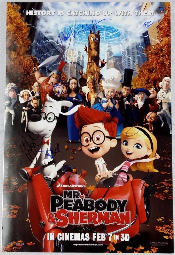 Mr Peabody & Sherman 20x30 Photo Signed by Ariel Winter PSA/DNA: Mr Peabody & Sherman 20x30 Photo Signed by Ariel Winter PSA/DNA This captivating 20x30 photograph from the animated film 'Mr. Peabody & Sherman' is a remarkable collectible, featuring the authentic si
