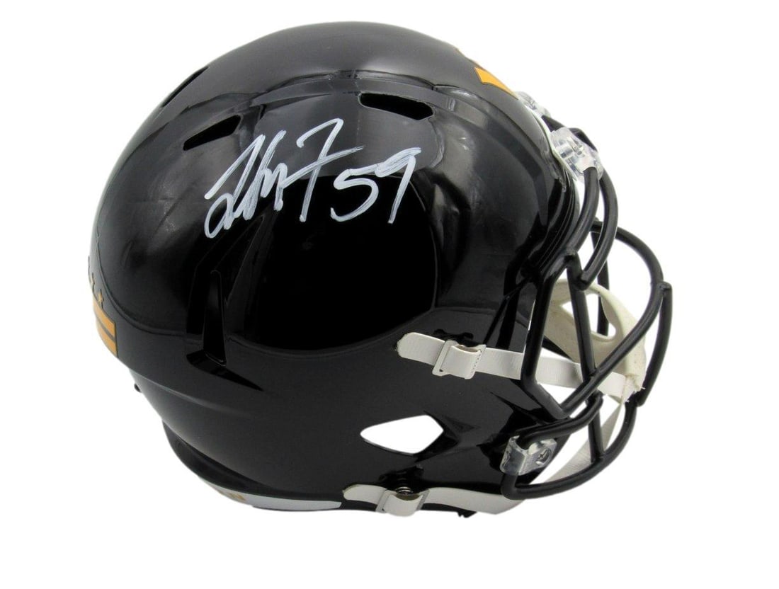 London Fletcher Signed Lunar Eclipse Full Size Helmet Commanders JSA Certified: London Fletcher Signed Lunar Eclipse Full Size Helmet Commanders JSA Certified This London Fletcher Signed Black Lunar Eclipse Full Size Replica Helmet is a must-have for any Commanders fan and collec
