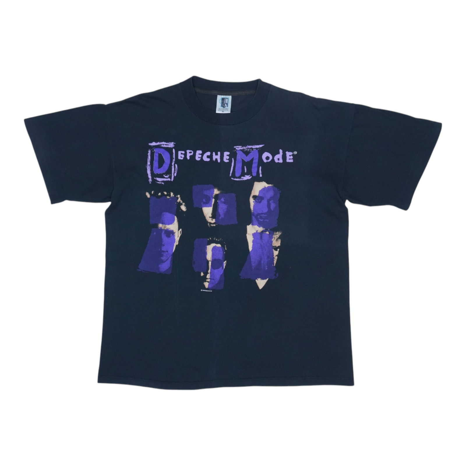 Vintage 1993 Depeche Mode Sons Of Faith Black Cotton Band Shirt XL: Vintage 1993 Depeche Mode Sons Of Faith Black Cotton Band Shirt XL This is an original vintage 1993 Depeche Mode Sons Of Faith shirt, featuring both front and back graphics. Made from 100% cotton, the