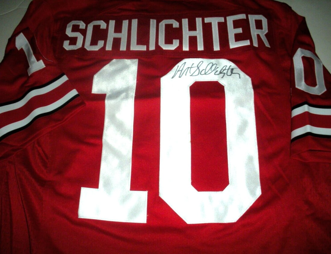 Art Schlichter Ohio State Buckeyes Signed Nike Jersey with COA (1 of 2)
