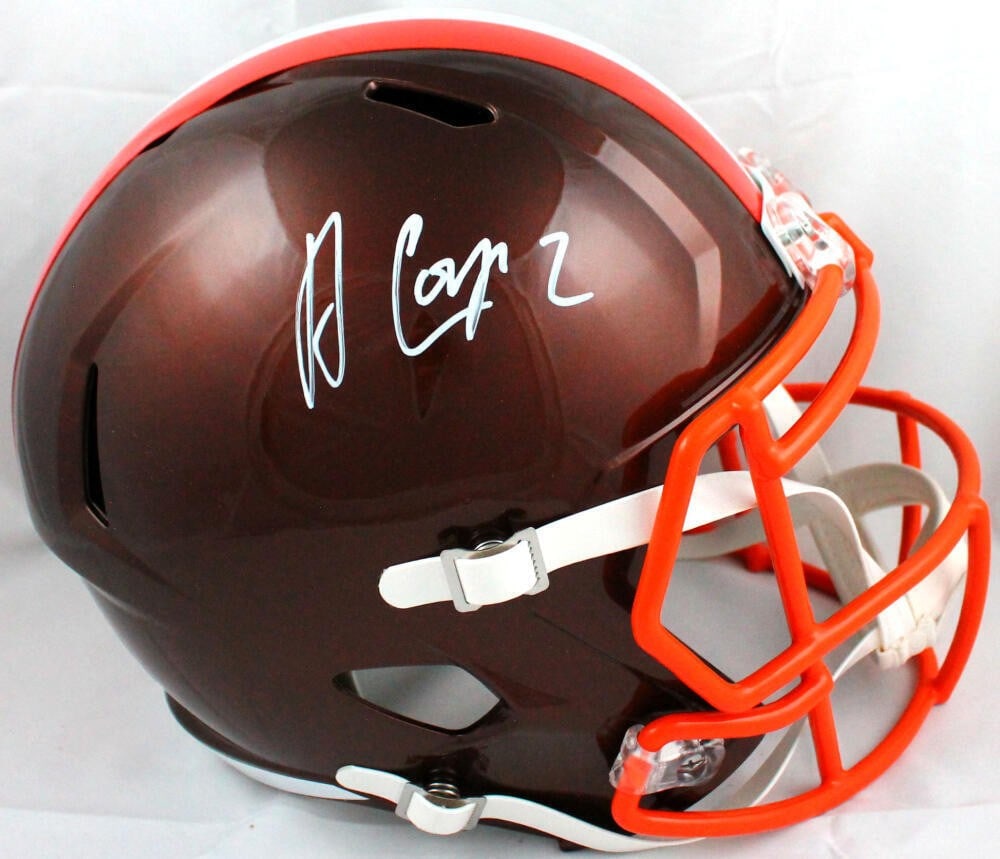 Amari Cooper Signed Cleveland Browns Flash Helmet Beckett Authenticated (1 of 7)