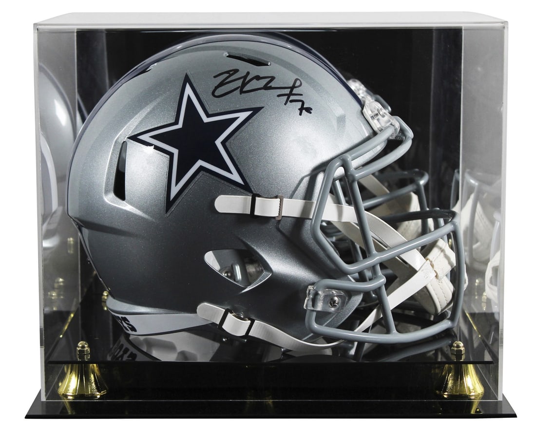 Zack Martin Autographed Full Size Speed Replica Helmet with BAS Authentication: Zack Martin Autographed Full Size Speed Replica Helmet with BAS Authentication This authentic full-size speed replica helmet has been personally signed by Zack Martin of the Dallas Cowboys. The helmet
