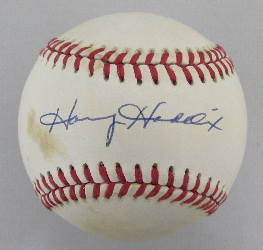 Harvey Haddix Autographed ONL Baseball with JSA Authentication Pittsburgh Pirates (1 of 3)