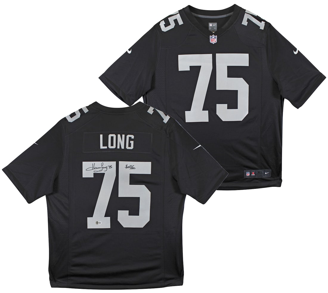 Howie Long Signed Black Nike Limited Jersey HOF 00 Beckett Authenticated (1 of 8)